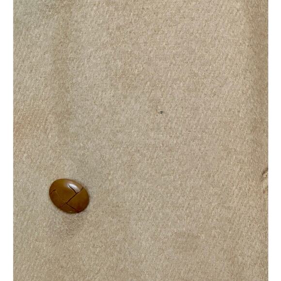 Mighty Mac Vintage 70s Tan men’s Winter coat w/ Faux Fur Lapel lined size 42/Lg - Picture 11 of 13